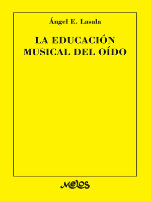 cover image of La educación musical del oído